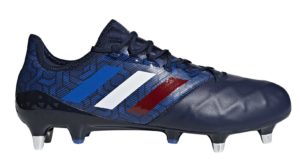 crampon adidas bleu